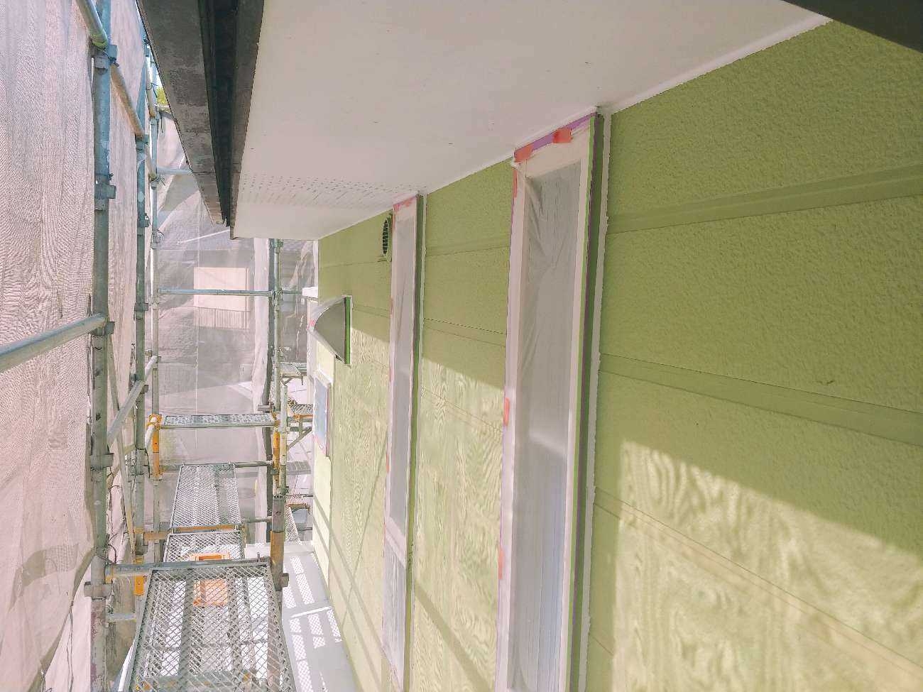 シーリング二階部分施工完了